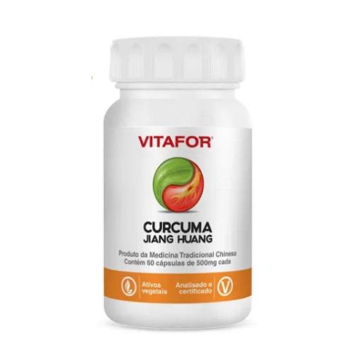 Cúrcuma Jiang Huang 500mg 60 Cápsulas Vitafor