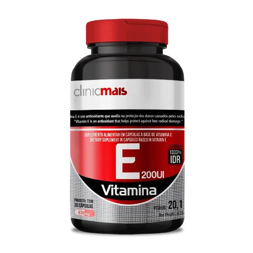 Vitamina E 30 Cápsulas Clinicmais