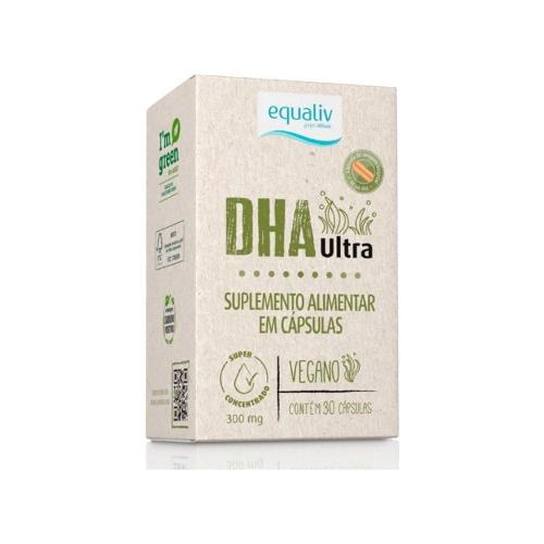 DHA Ultra Vegano 300mg 30 Cápsulas Equaliv