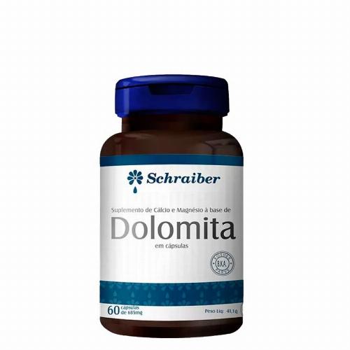 Dolomita 685mg 60 Cápsulas Schraiber