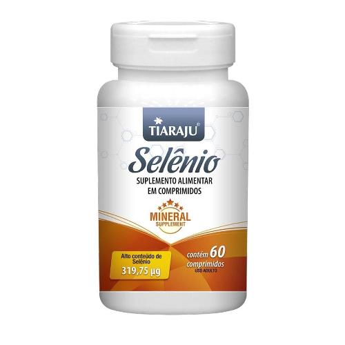 Selênio 250mg 60 Comprimidos  Tiaraju