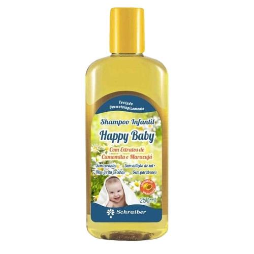 Shampoo Infantil Happy Baby 250ml Schraiber