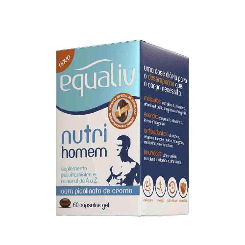 Nutri Homem 60 Cápsulas Equaliv