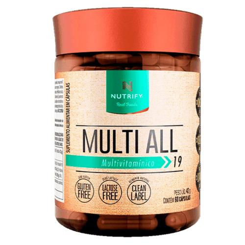 Multi All Multivitamínico 60 Cápsulas Nutrify