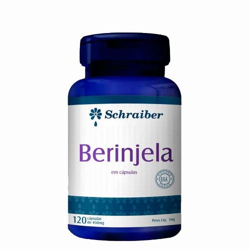 Berinjela 450g 120 Cápsulas Schraiber